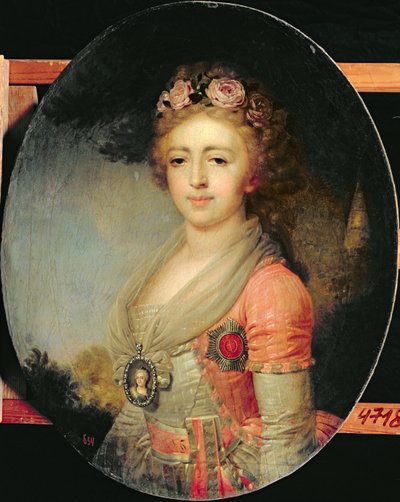 Portrait of Grand Duchess Alexandra, c.1798 by Vladimir Lukich Borovikovsky